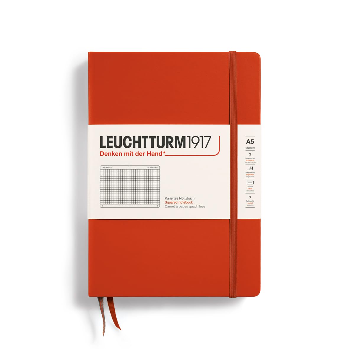 Amazon.com : LEUCHTTURM1917 - Notebook Hardcover Medium A5-251